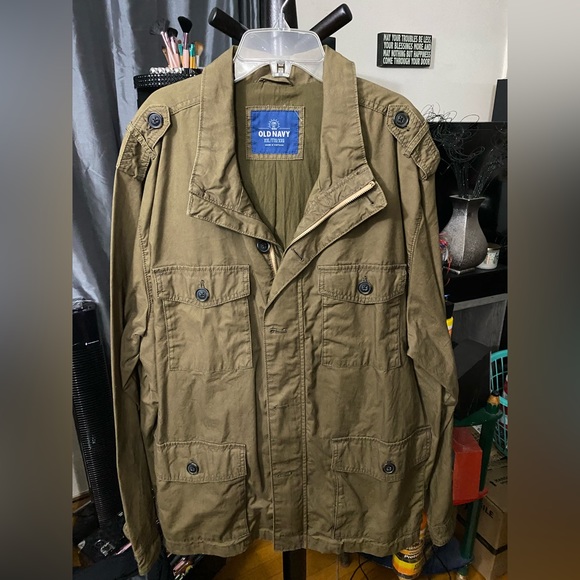 Old Navy Jackets & Coats Old Navy Military Style Coat Army Green